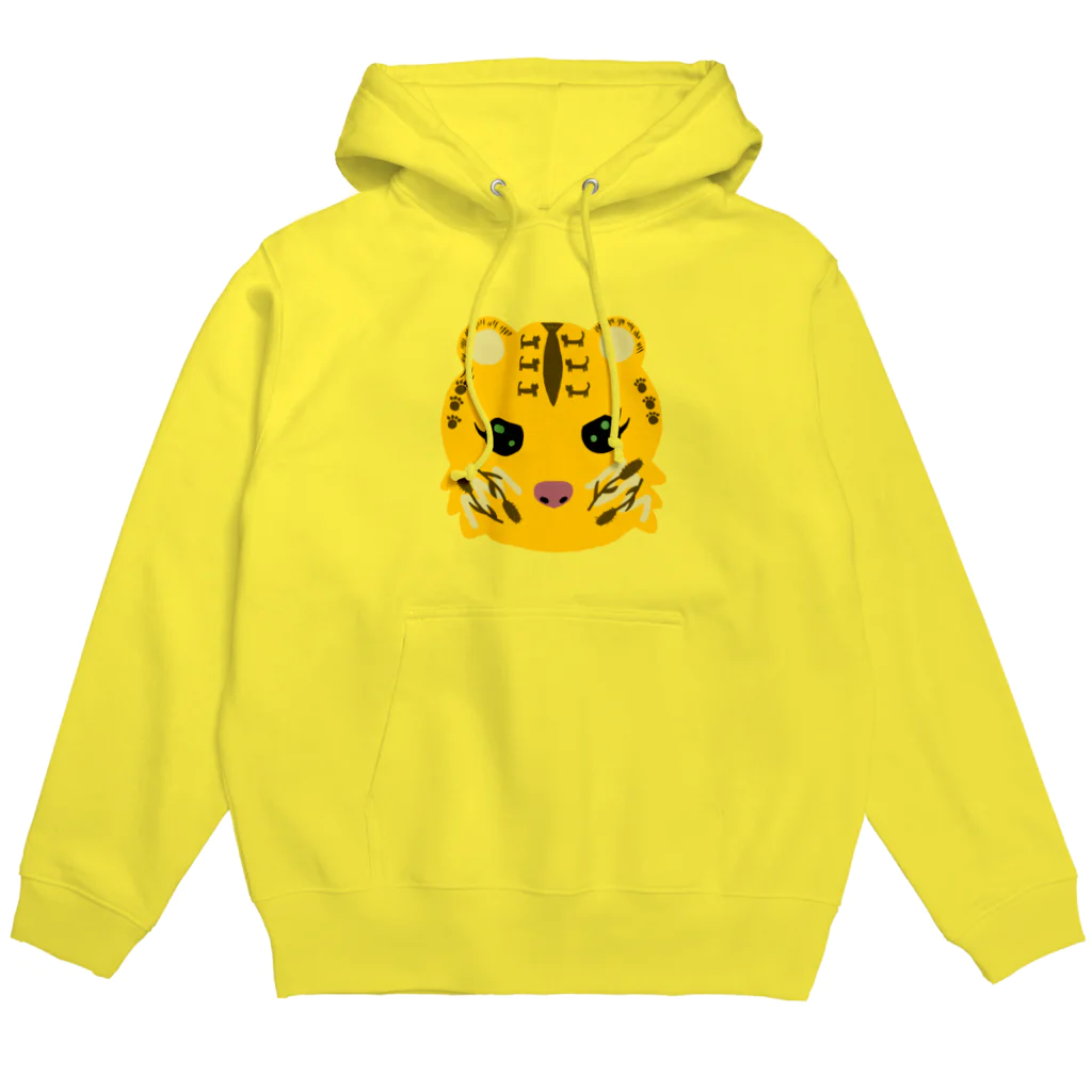 CHOSANAの猫柄の虎 Hoodie