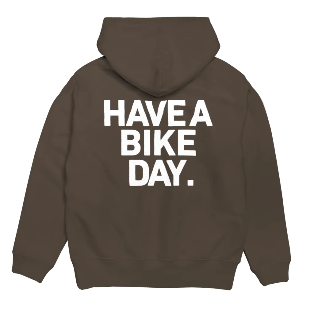 HAVE A BIKE DAY. ＠ SUZURIの『HABDロゴパーカー』 Hoodie:back