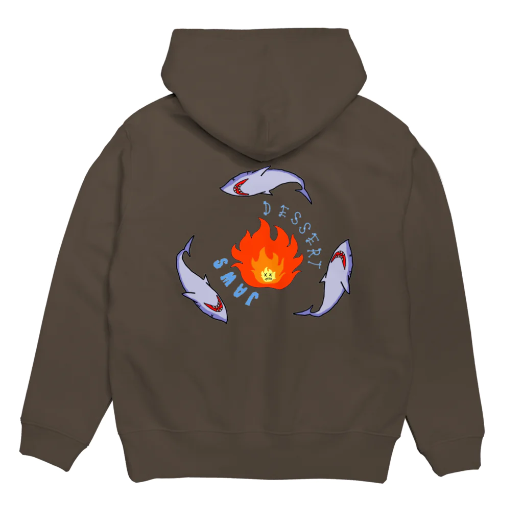 DesserTのJAWS FIRE  Hoodie:back