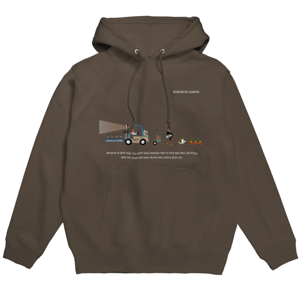 NOBLEROSEGRAFFITIのNRG.ローズメイク(WH) Hoodie