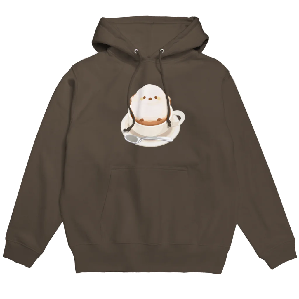 リズのシマエナガのラテ Hoodie