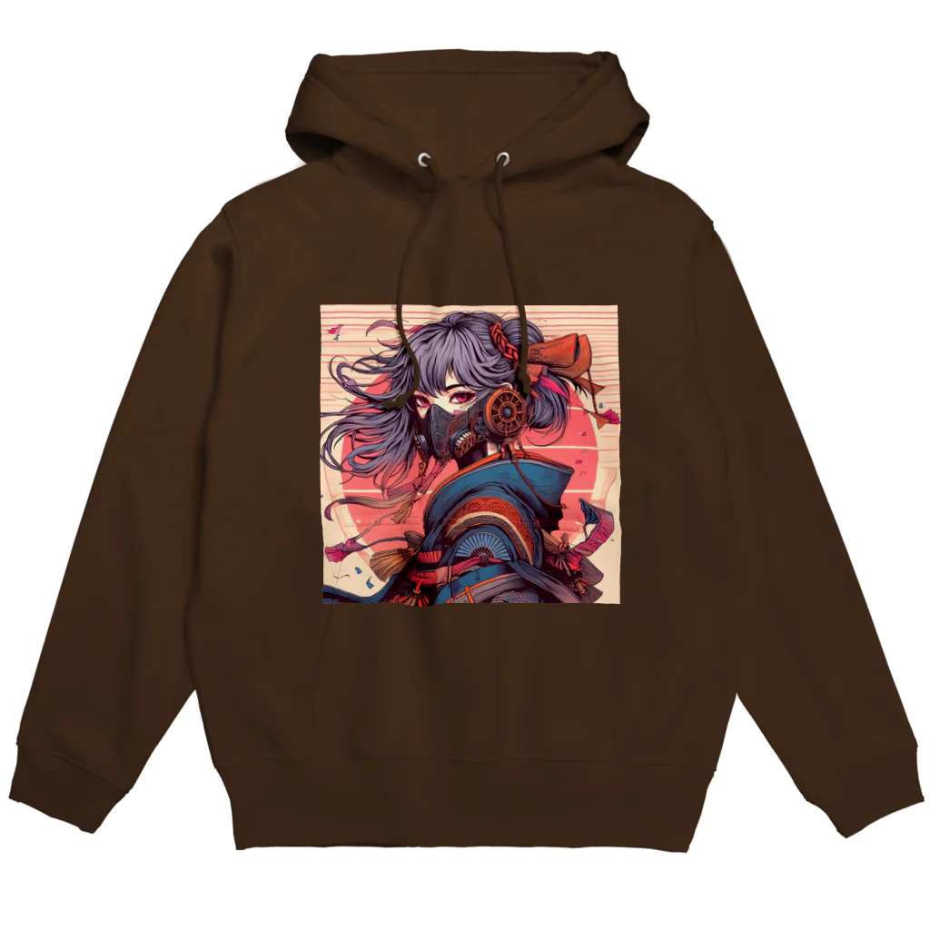 UKIYO-SKETCHのUKIYO-GIRL　MASK Hoodie