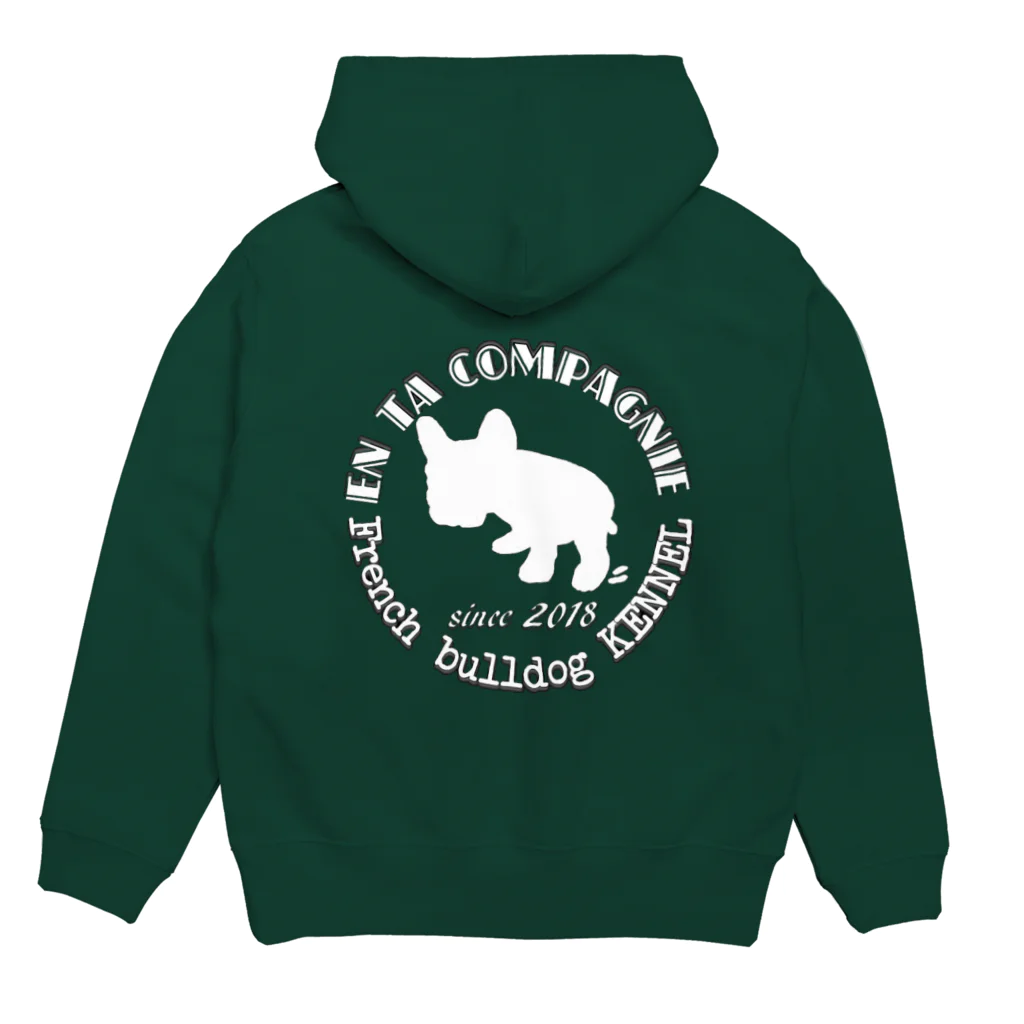 entacompagnie_kennelのアンタコンパニーケンネル ロゴマーク Hoodie:back