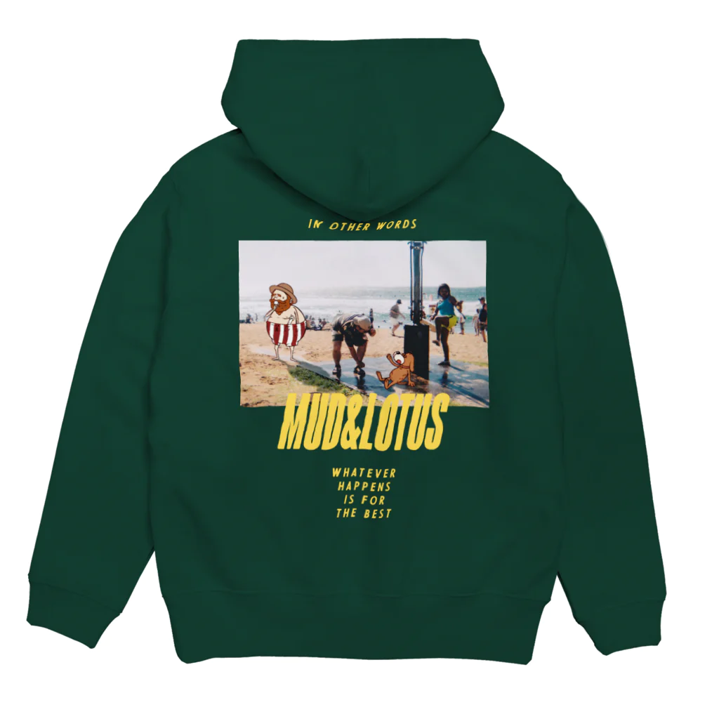 MUD AND LOTUSのBEACH-HOODIE  パーカーの裏面