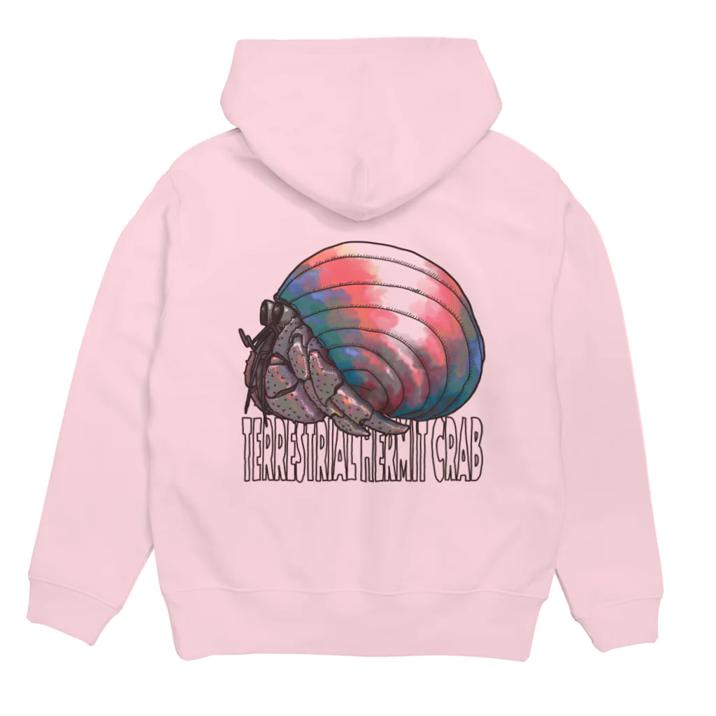 QUEER YADOKARIのTerrestrial Hermit Crab (trans) Hoodie:back