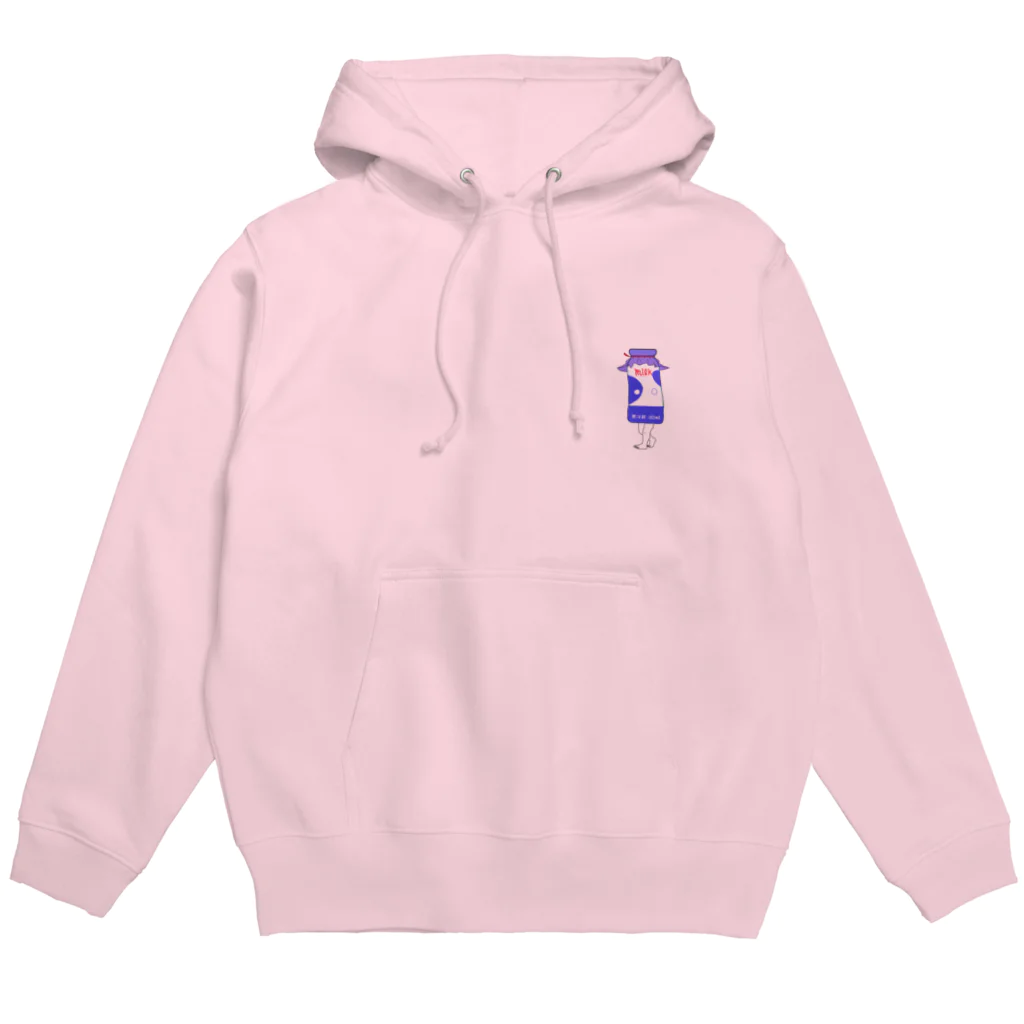 dougaseiseitokoroの足の生えた牛乳瓶 Hoodie