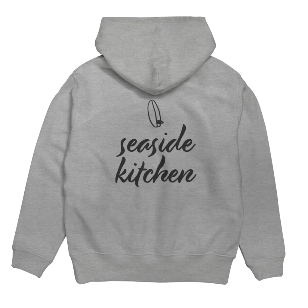 たつおと海子 公式ショップのSeasideKitchen（シンプル） Hoodie:back