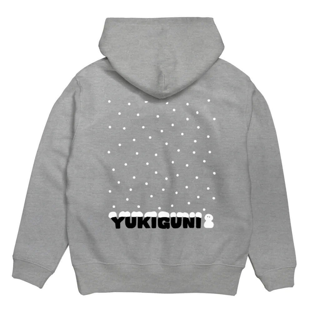 クレイジーチッパカンパニーの雪国-YUKIGUNI-シリーズ Hoodie:back