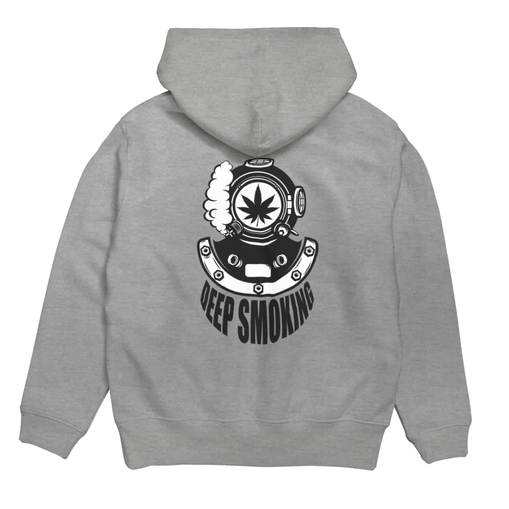 420 MUSIC FACTORYのDEEP SMOKING(ディープスモーキング） Hoodie:back