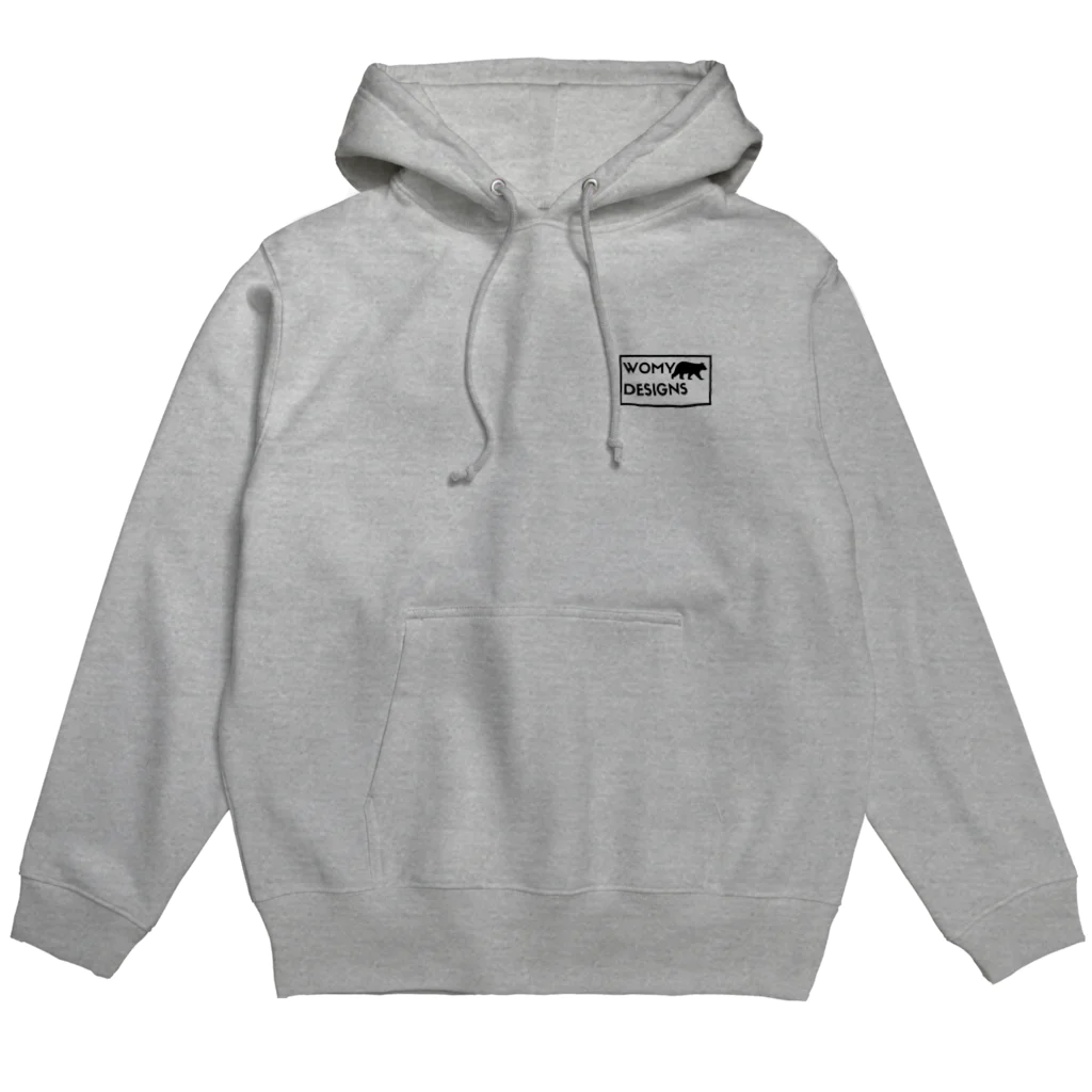 womy designsのMt.tokachi(白枠無し) Hoodie