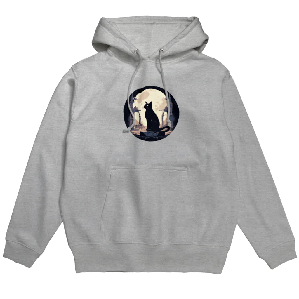 廃墟猫の夢の廃墟猫 Hoodie