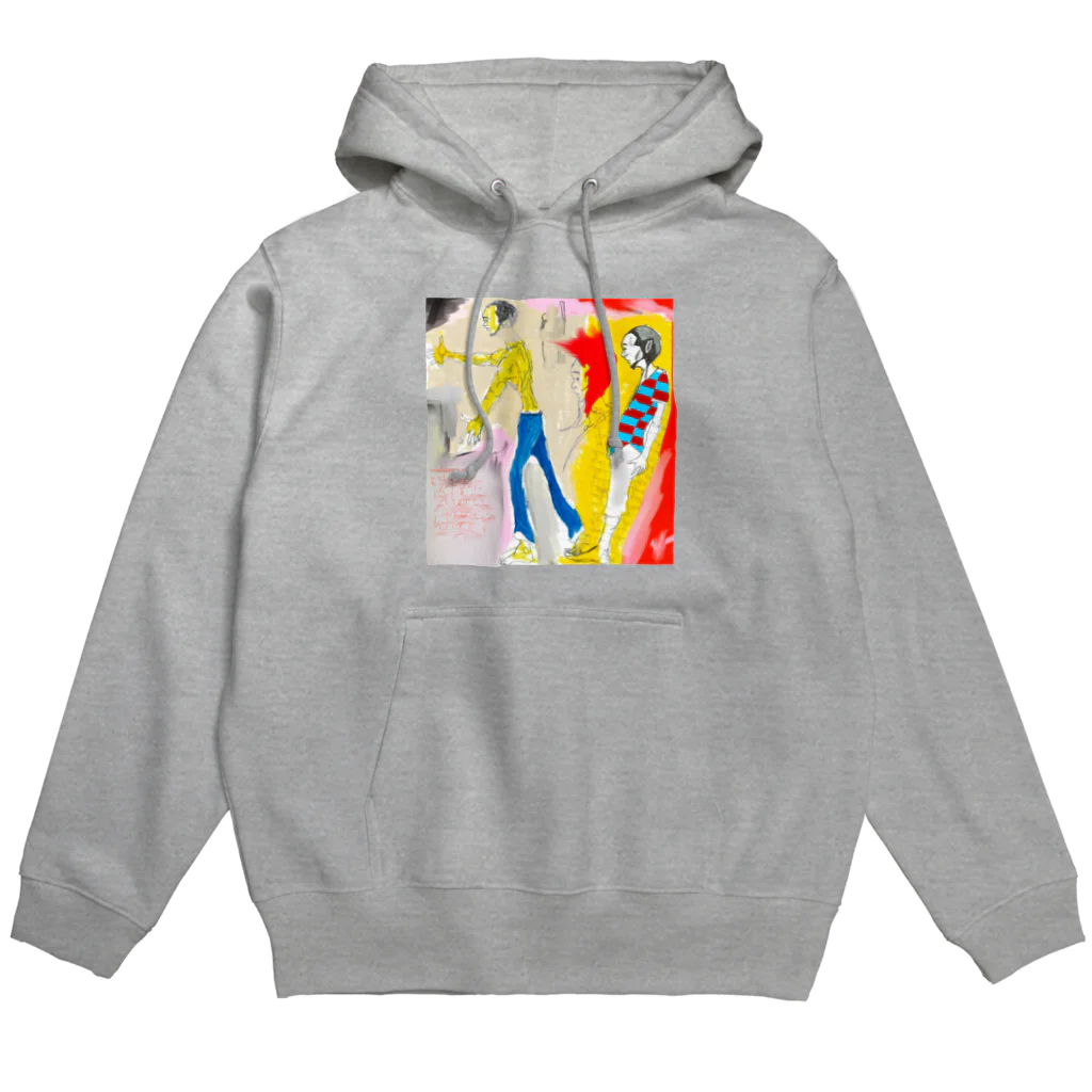 㐂十ショップの抽象絵アイテム Hoodie