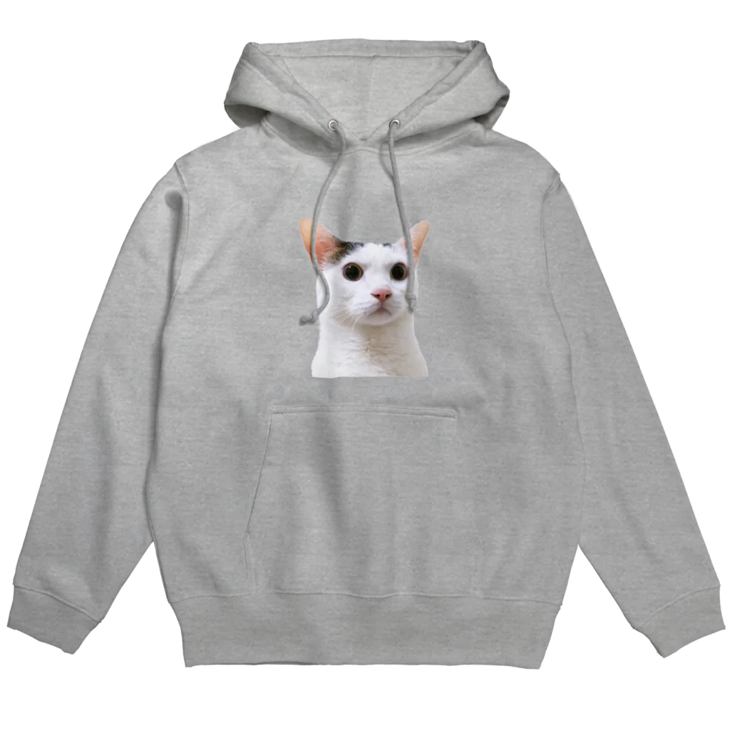 ねこほうチャンネル公式グッズのびっくりチロさんパーカー Hoodie