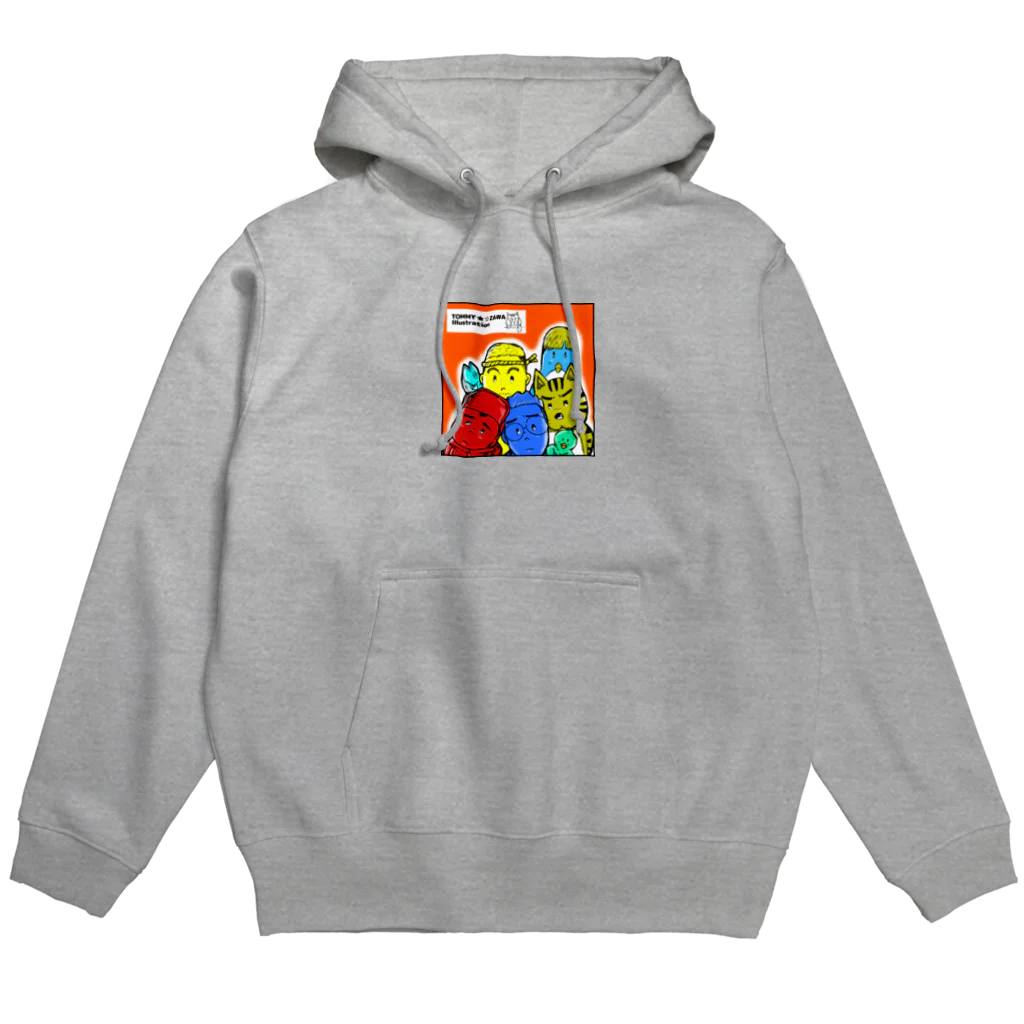 TOMMY★☆ZAWA　ILLUSTRATIONのTOMMY-ZAWA ALL STARS Hoodie