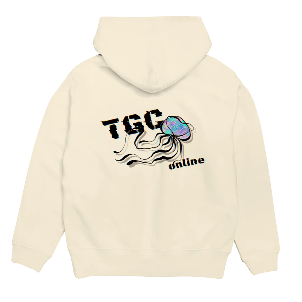 TGC-online-の水面クラゲ Hoodie:back