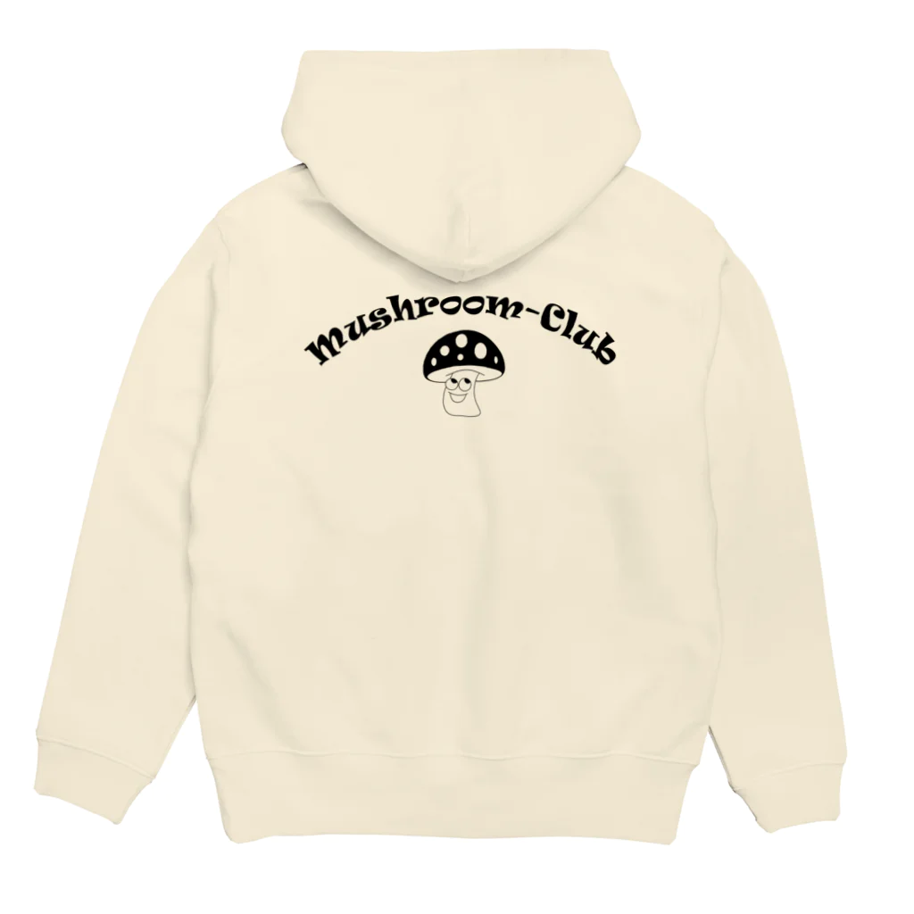 mushroom-clubのパーカー Hoodie:back