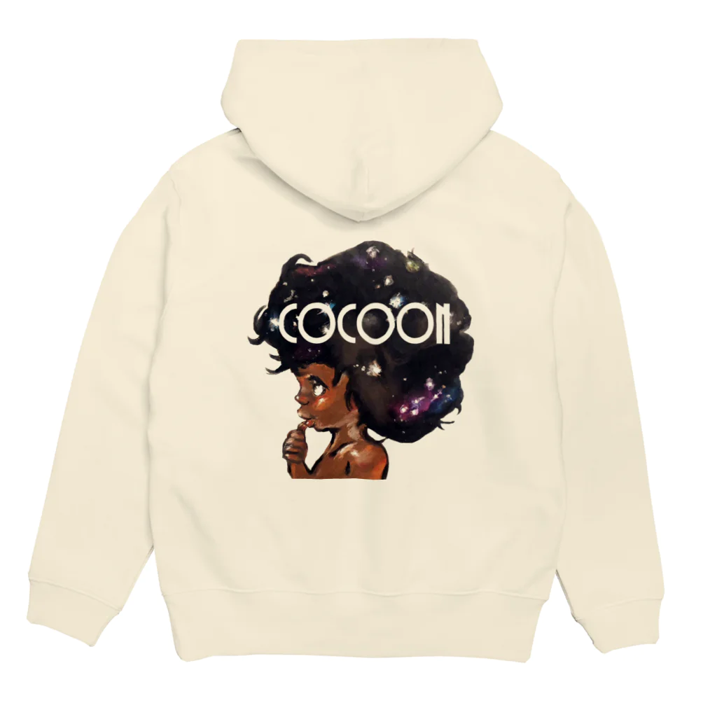 ＊fumm al-fut＊　のCocoon / Ｏriginal ”Baby Star" Hoodie:back