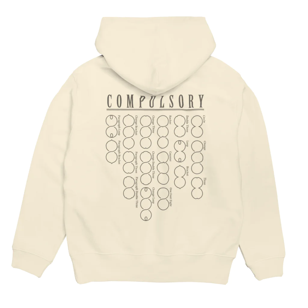 rd-T（フィギュアスケートデザイングッズ）のCOMPULSORY Hoodie:back