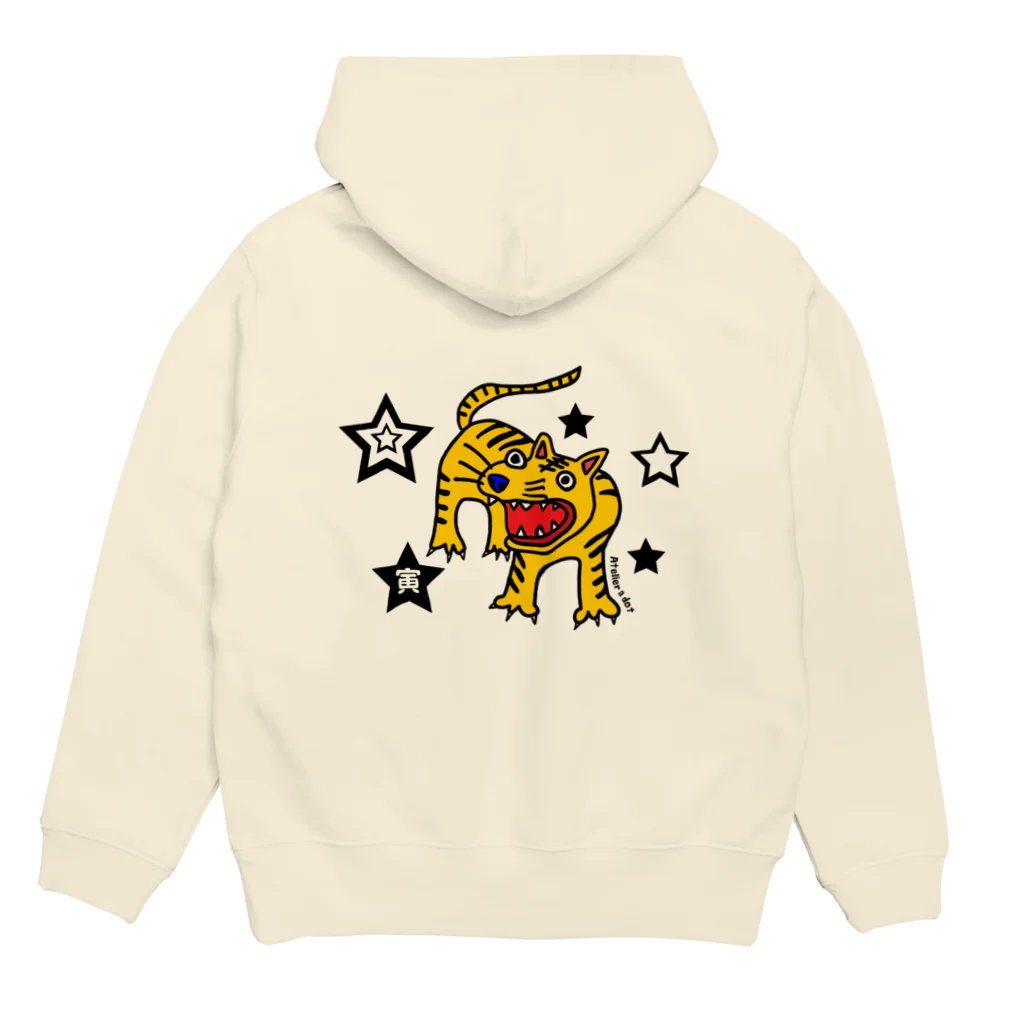 Atelier.a.dot アトリエ・エードットのダブルハピネス×a.ラベンダー Hoodie:back