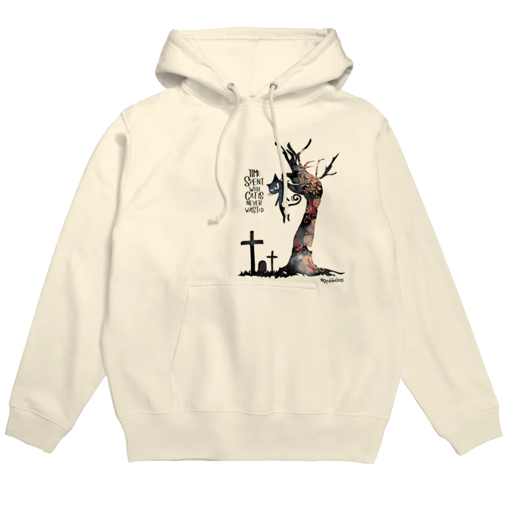 Ryuthirdの猫の木 Hoodie