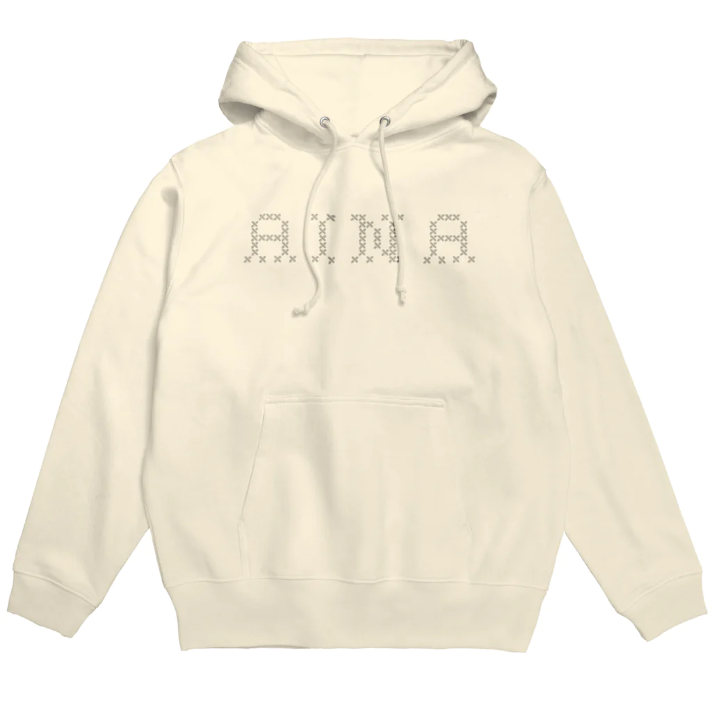 AINAのAINA Silver Hoodie