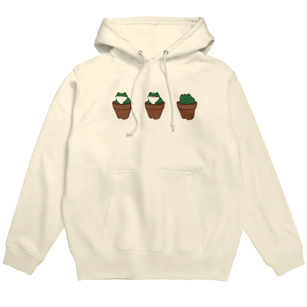 3syu3syokuの徐々にサボるカエル Hoodie