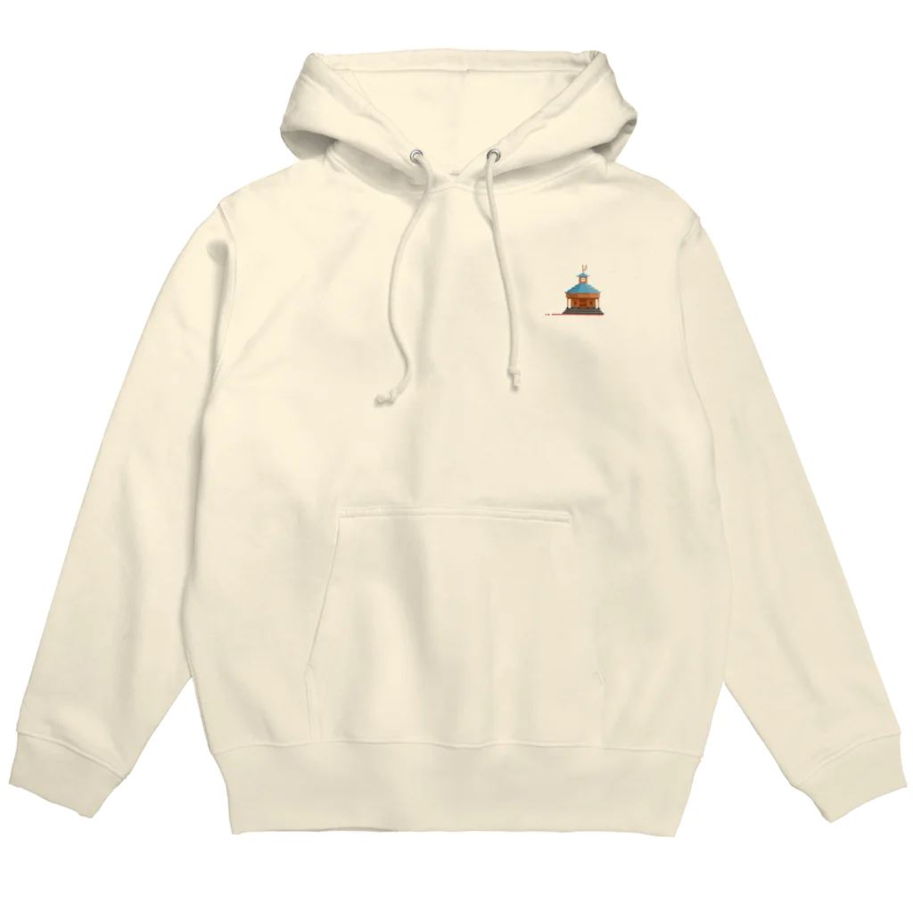 hinatabunkoの8bit 駅舎くんパーカー Hoodie