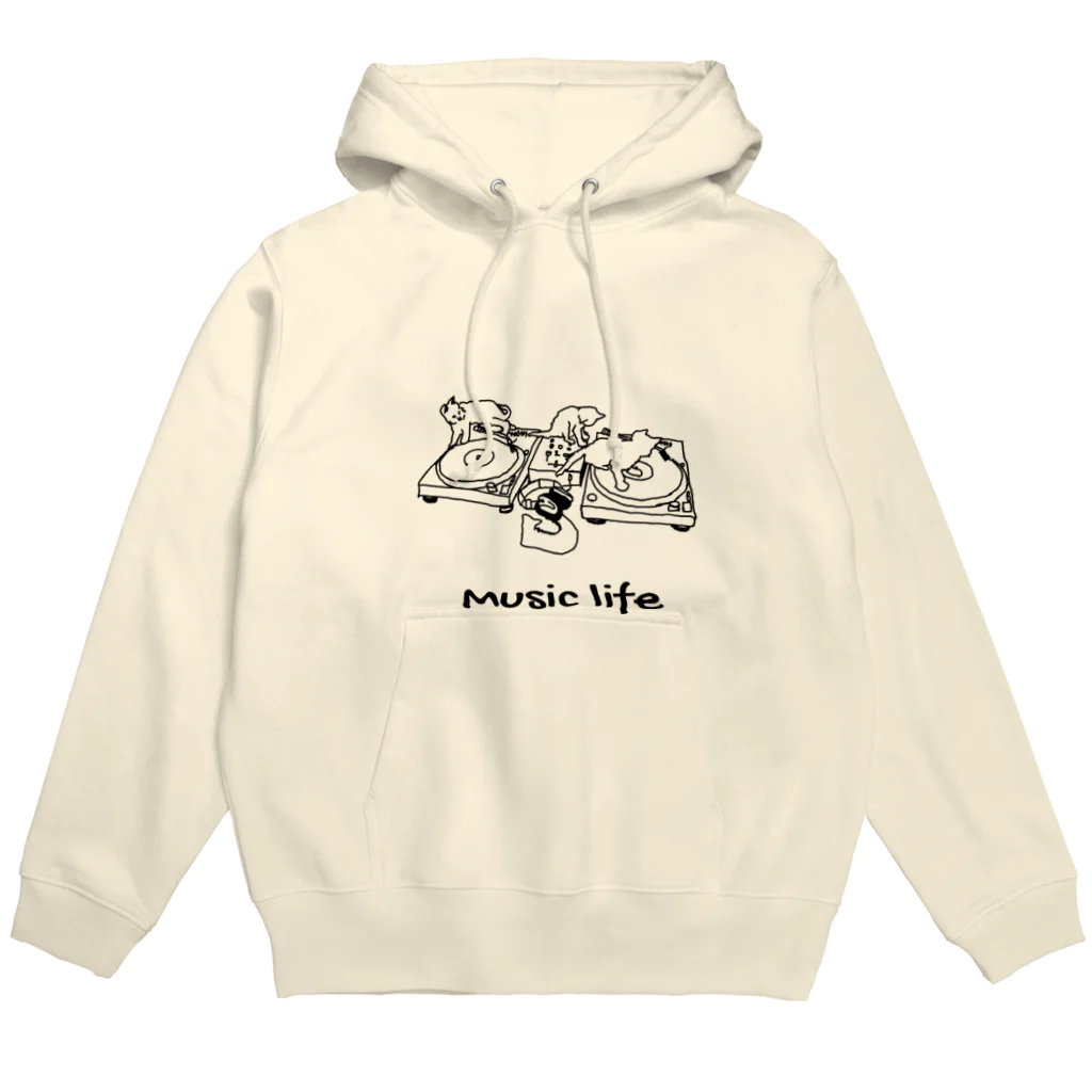 coughのmusic life  Hoodie