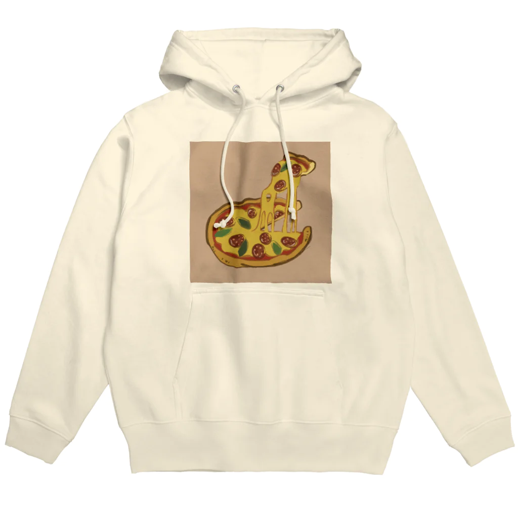 【公式】弐華グッズのFood Dance ロゴなしver［ピザ］ Hoodie