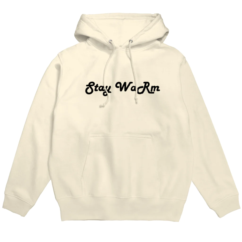 Soo_ClothesのStay Warm ロゴ パーカー