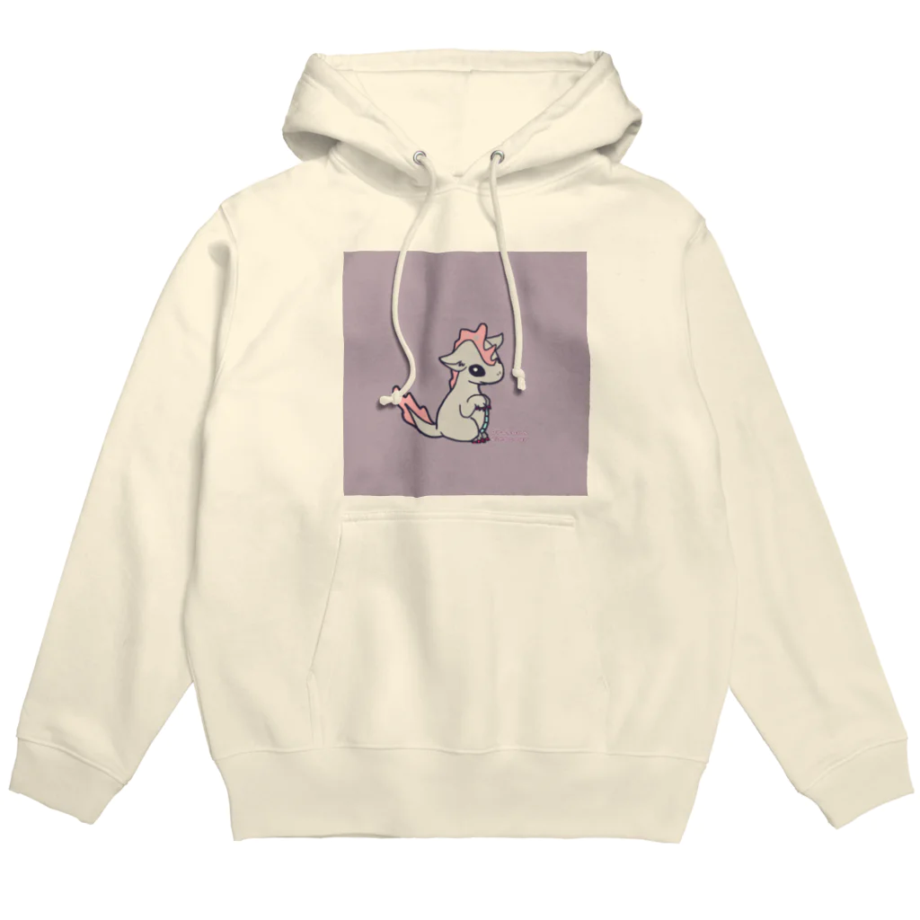 ドラゴンとダイナソーのごきげんドラゴン Hoodie