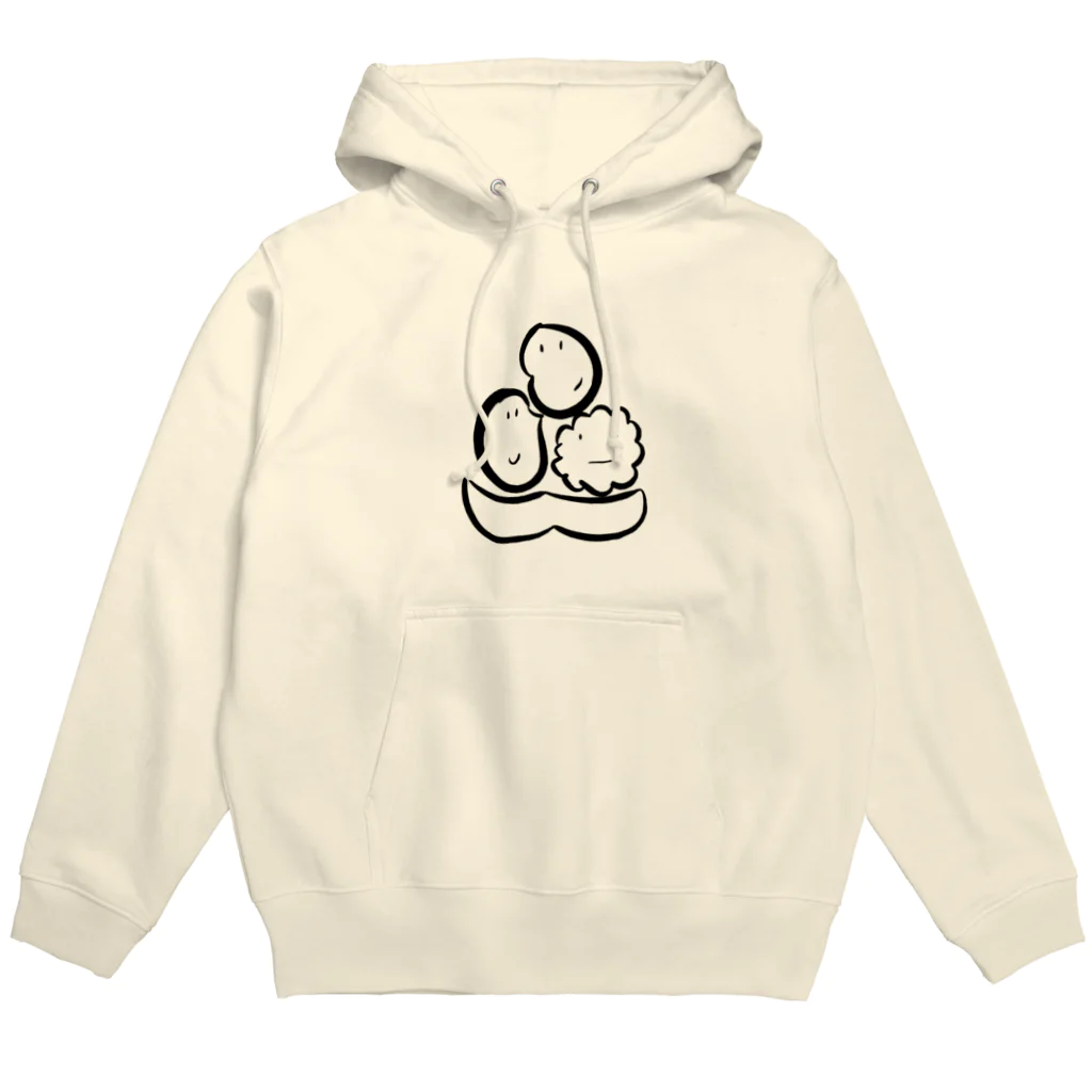 ワンモナイトのまめべー、こめべー、みそべー Hoodie