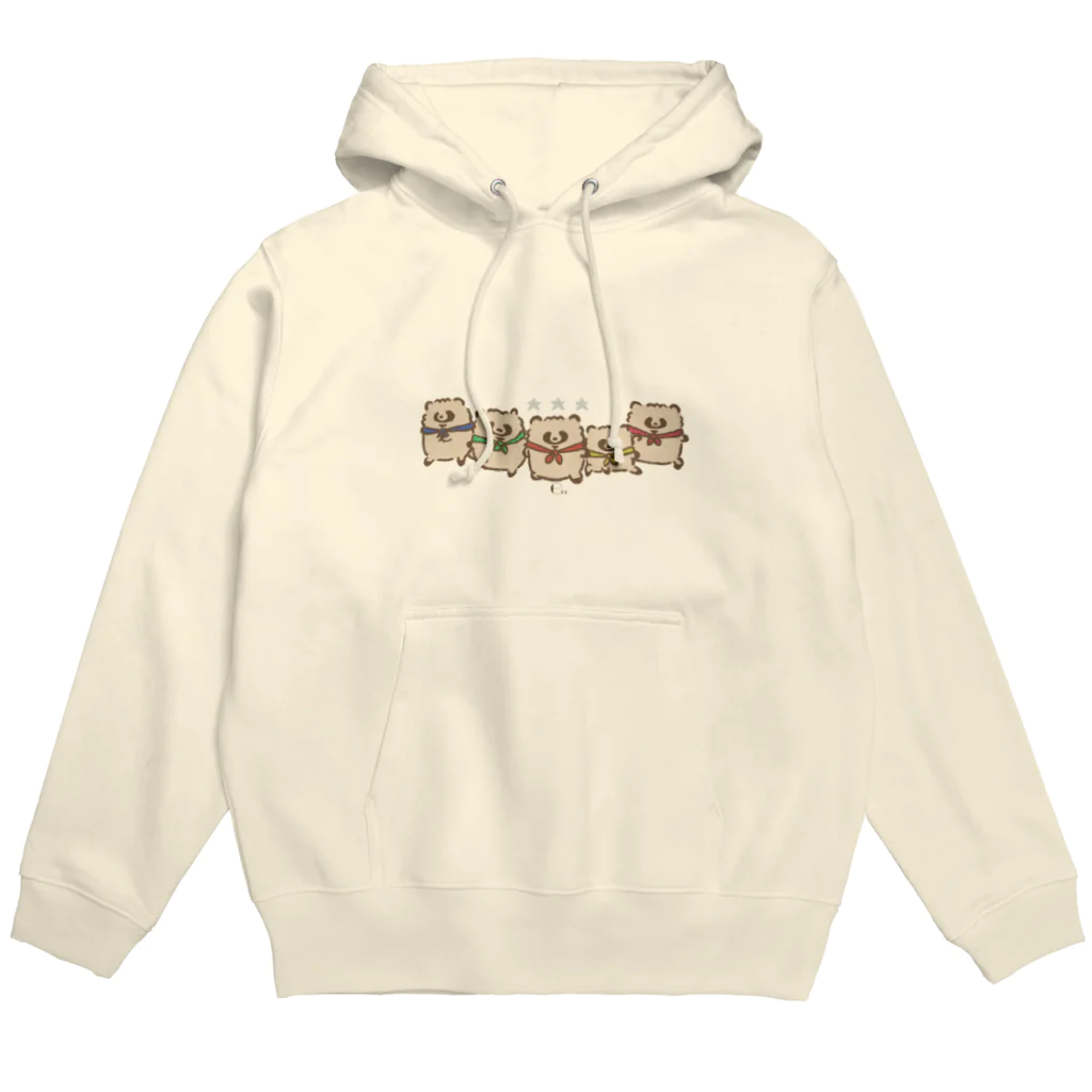 ジーナショップ(たぬき多め)のゴレンジャーたぬき Hoodie