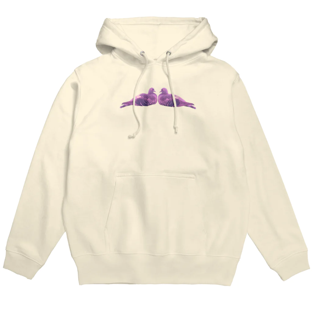 moiの鳩 赤系 Hoodie