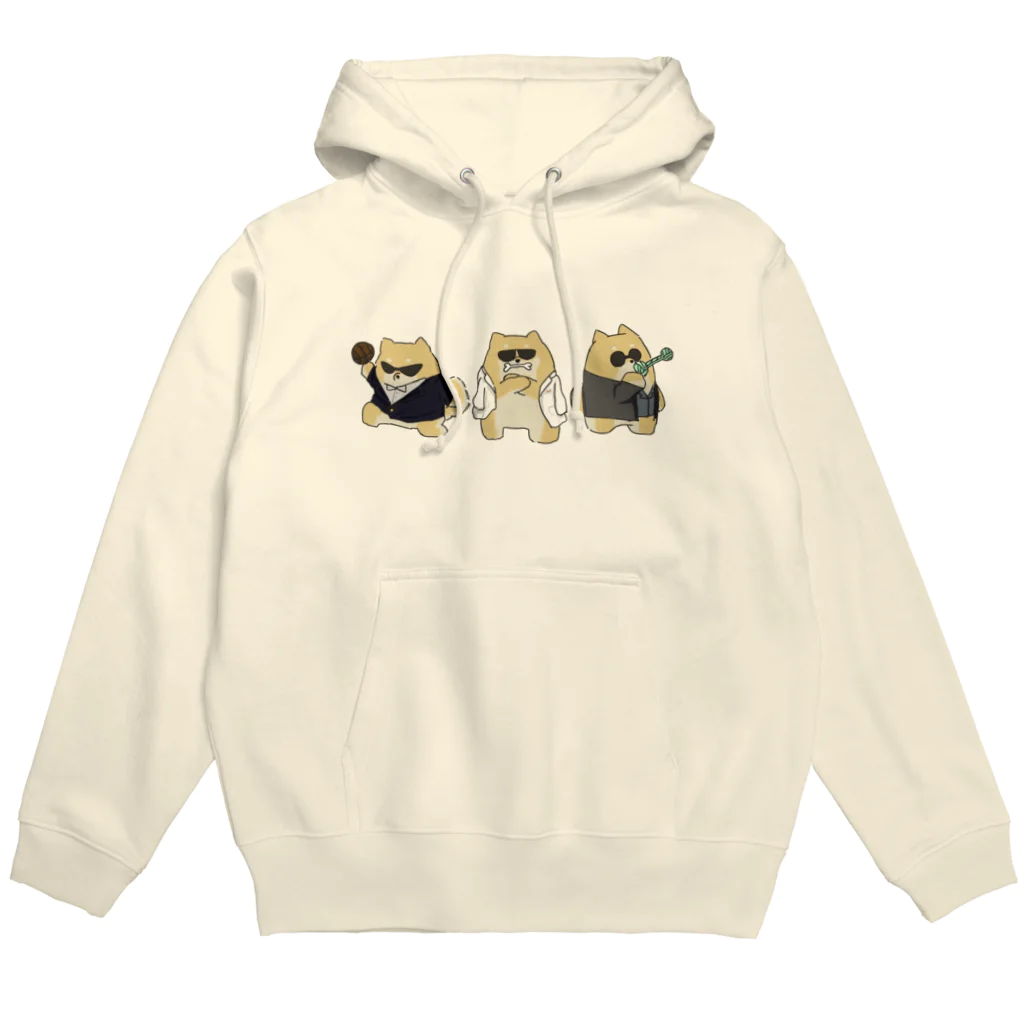 やばたにえんの味噌煮込みのしばいぬマフィア おやぷんと子分1、2 Hoodie