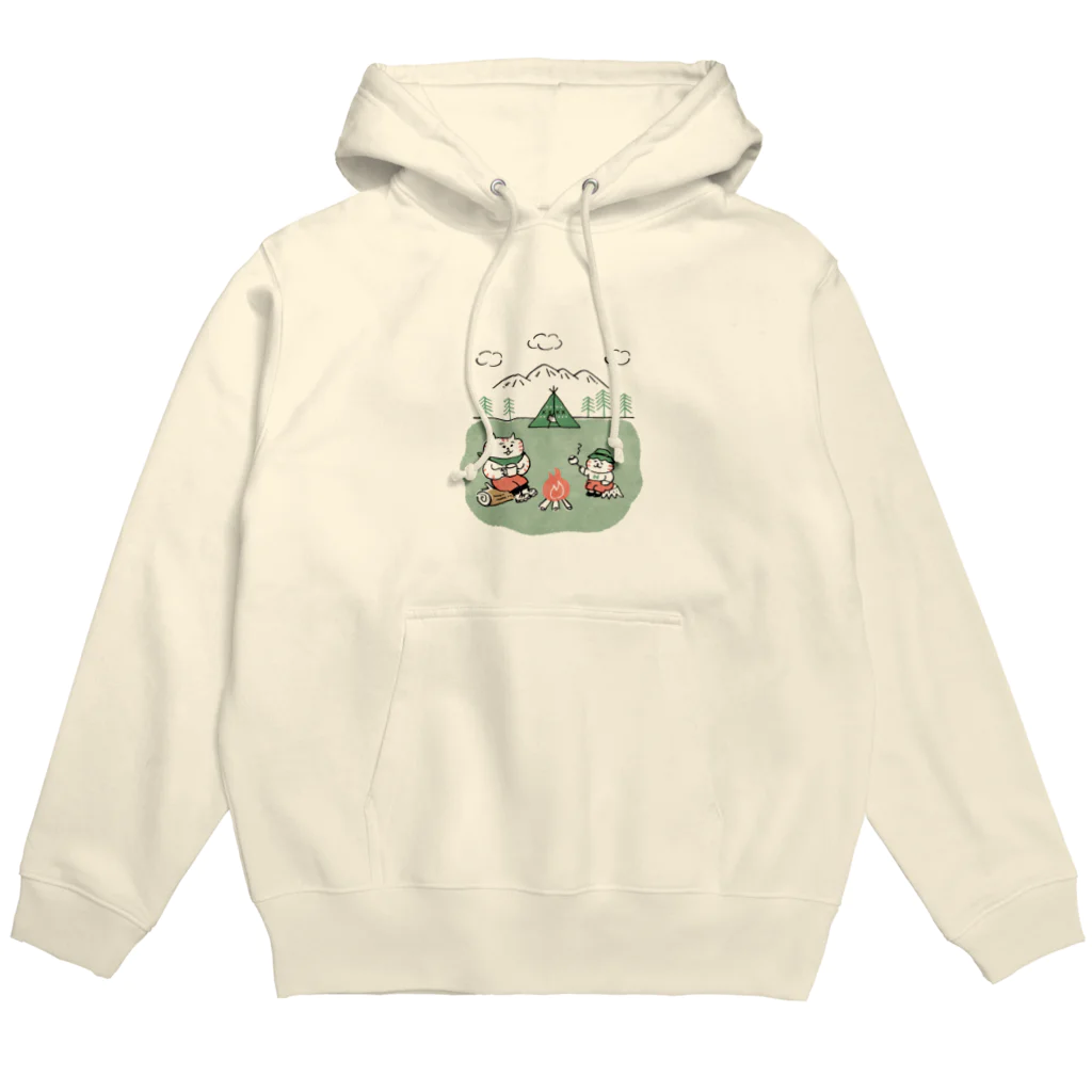 ごろごろにゃんすけのお山でキャンプ(昼) Hoodie