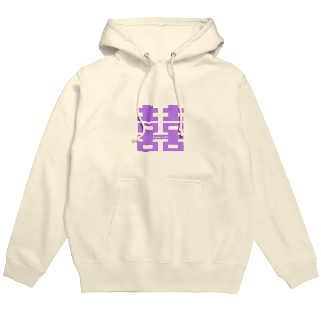 Atelier.a.dot アトリエ・エードットのダブルハピネス×a.ラベンダー Hoodie