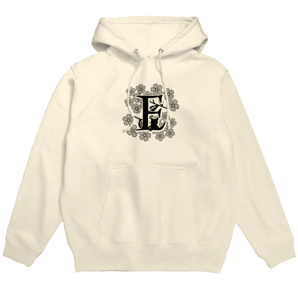 レトロネコ雑貨 華鳥風月のレトロネコ　パーカー E Hoodie