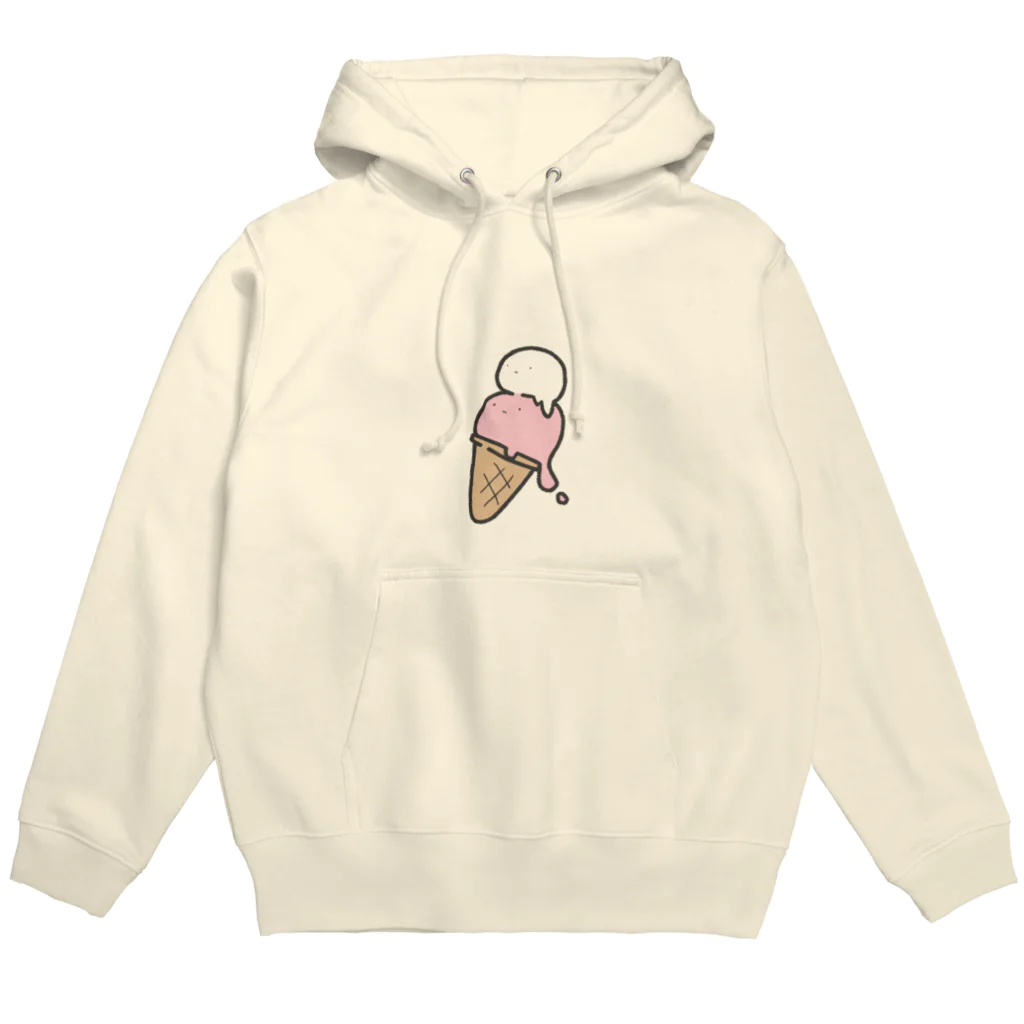 ゆるれあの「あ」あいす Hoodie