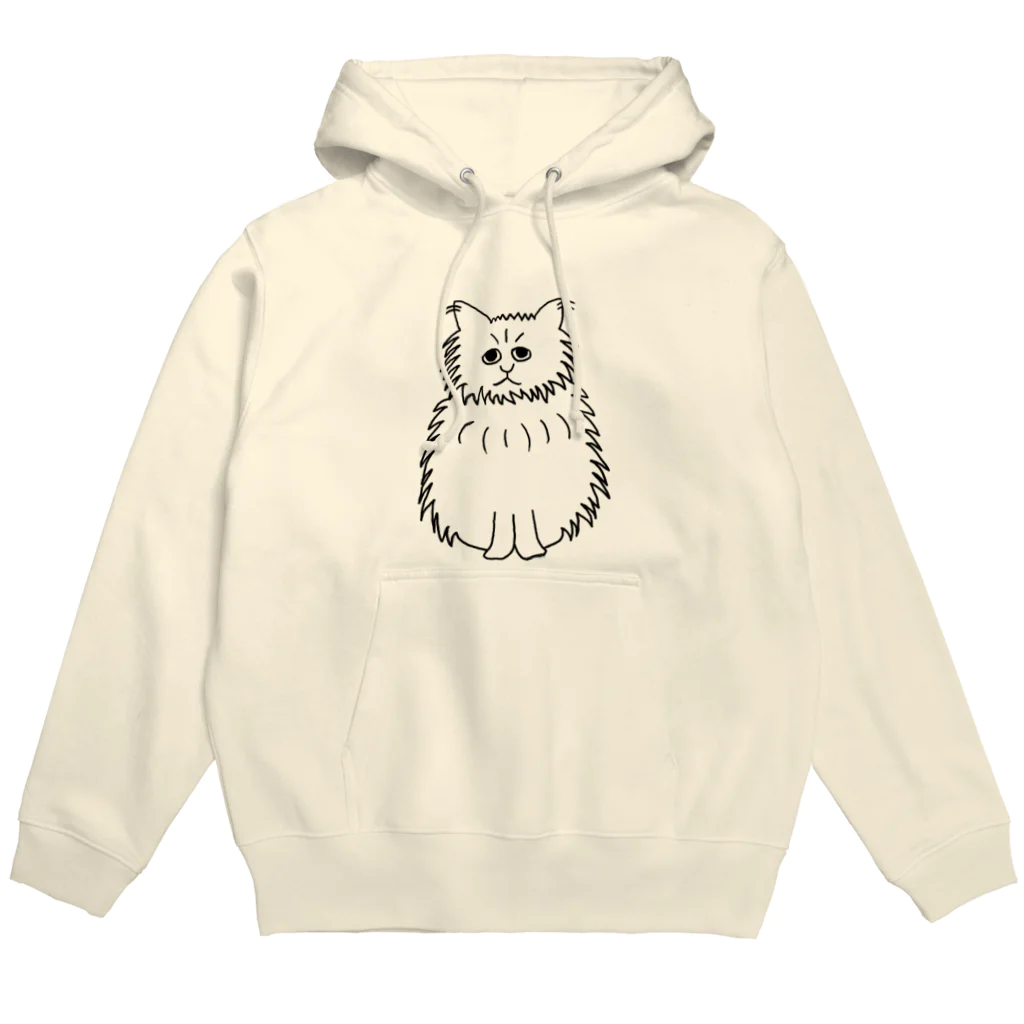 ガハクのおみせのもじゃもじゃにゃんこ Hoodie