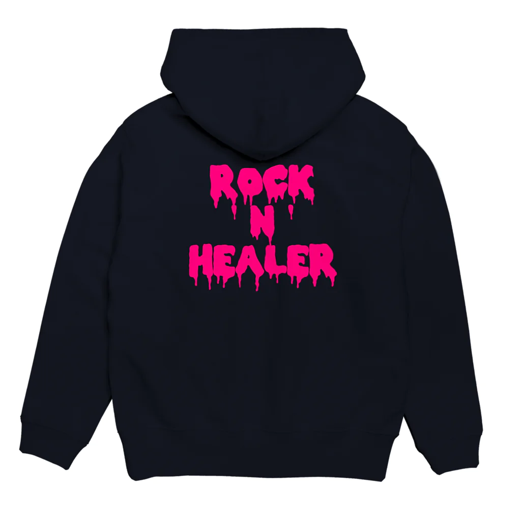 THE PUNK LABELのTHE PUNK LABEL ＆ ROCK'N'HEALER ホラー Hoodie:back