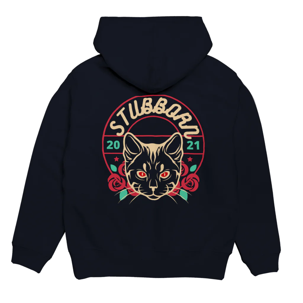 StubBorn（スタボン）のPussy cat Hoodie:back