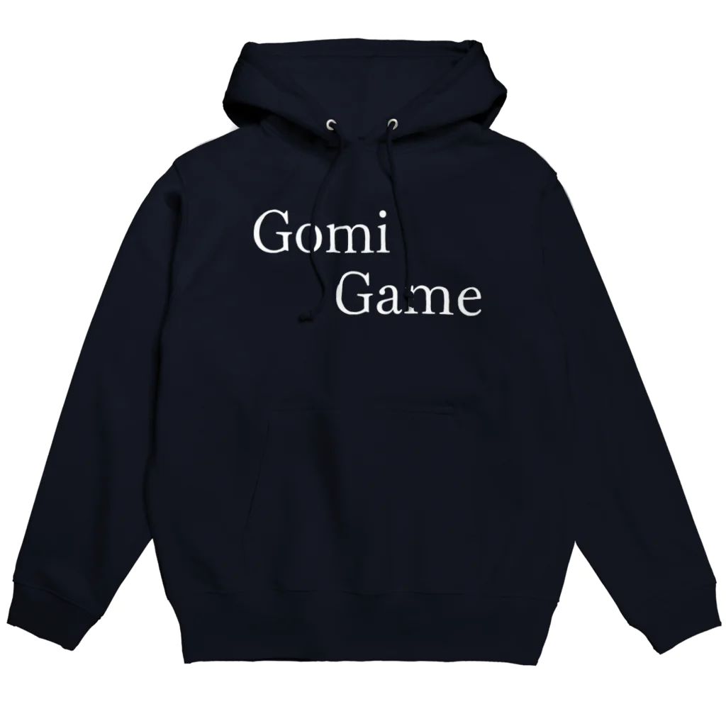 何屋未来 / なにやみらいのGomiGame 白文字 Hoodie