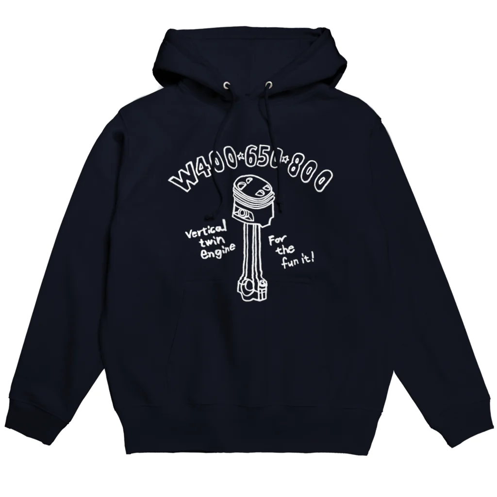 Too fool campers Shop!のW PUSTON01(白文字) Hoodie