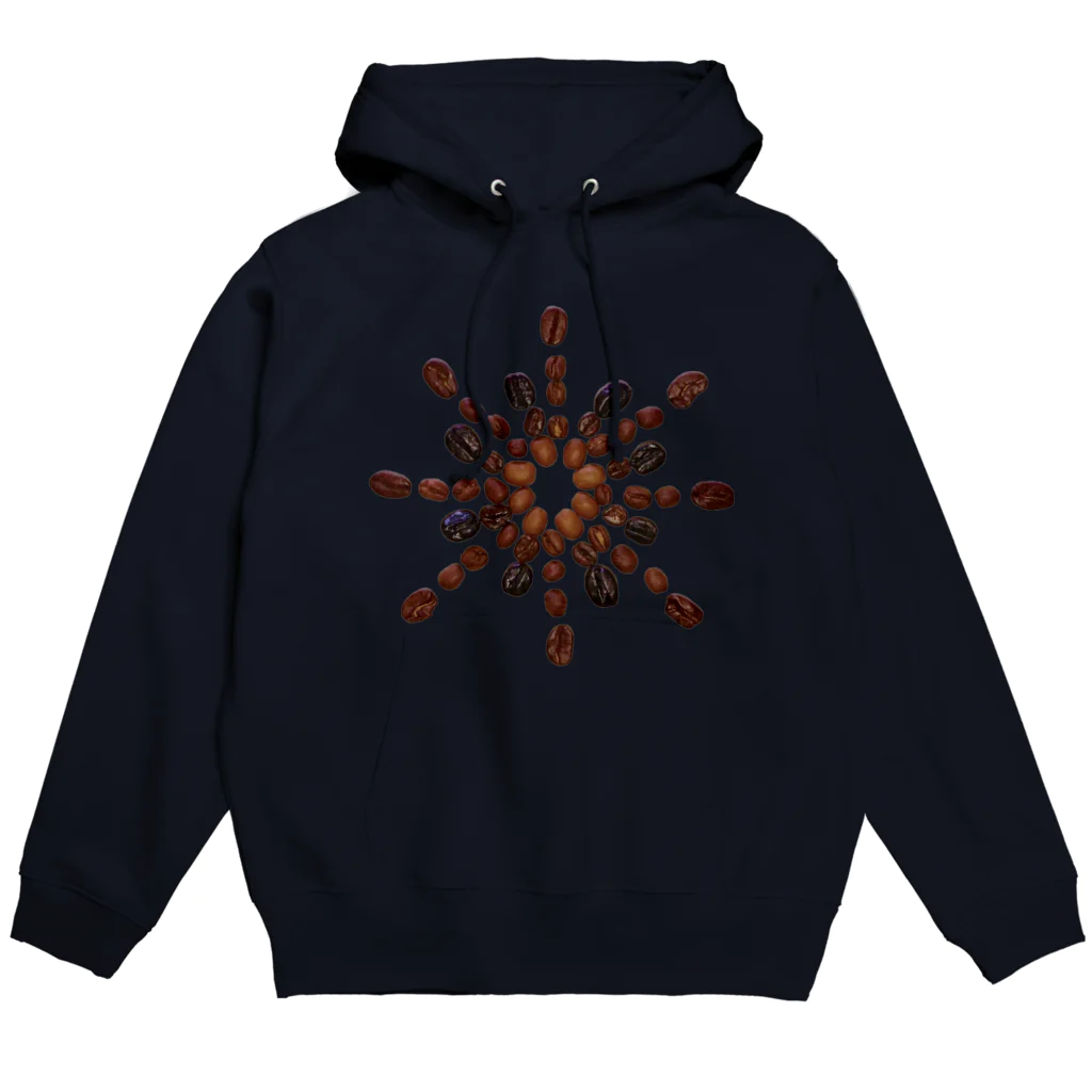 刻々珈琲のコーヒー豆花火 Hoodie