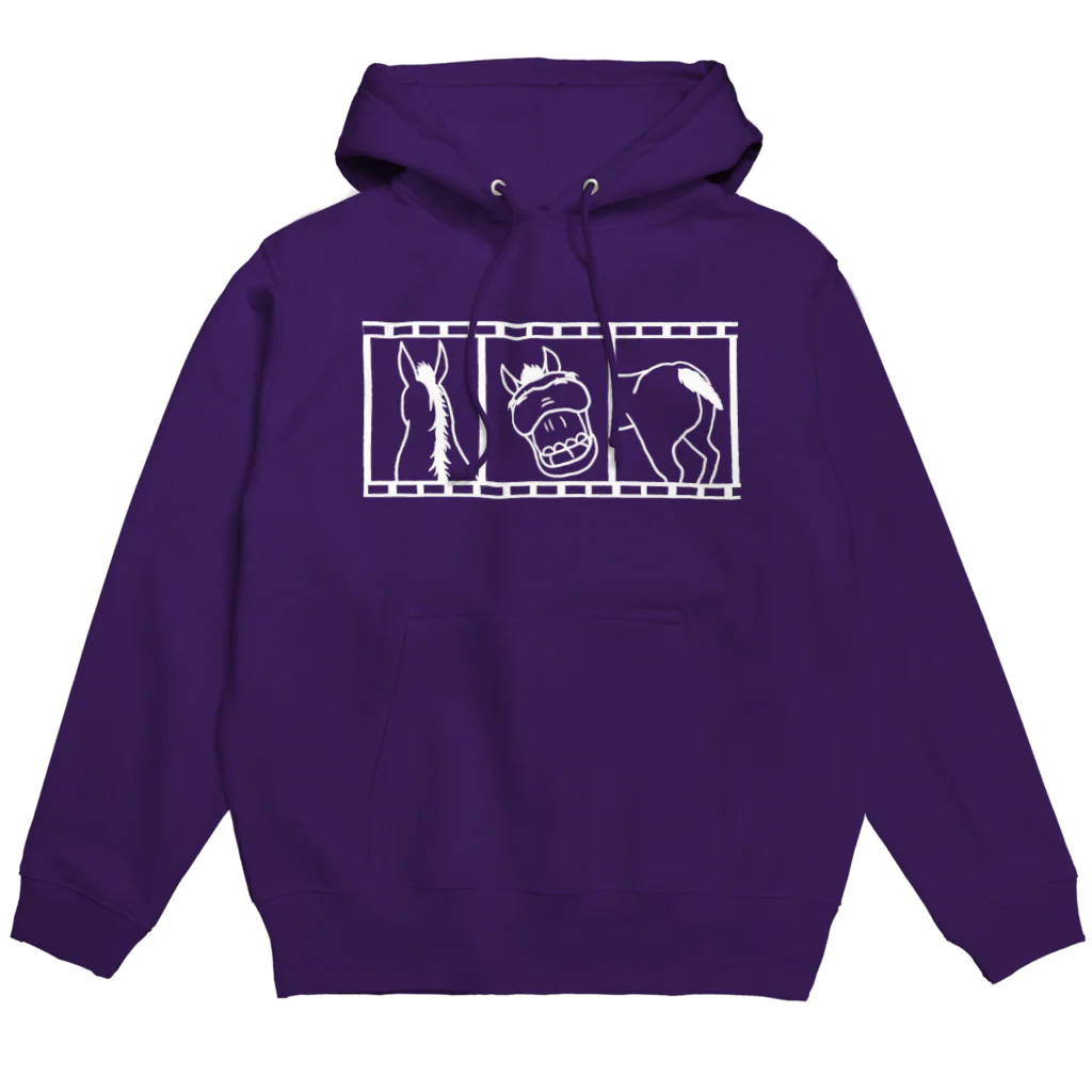 うまやま商店のこうまカメラ(白) Hoodie