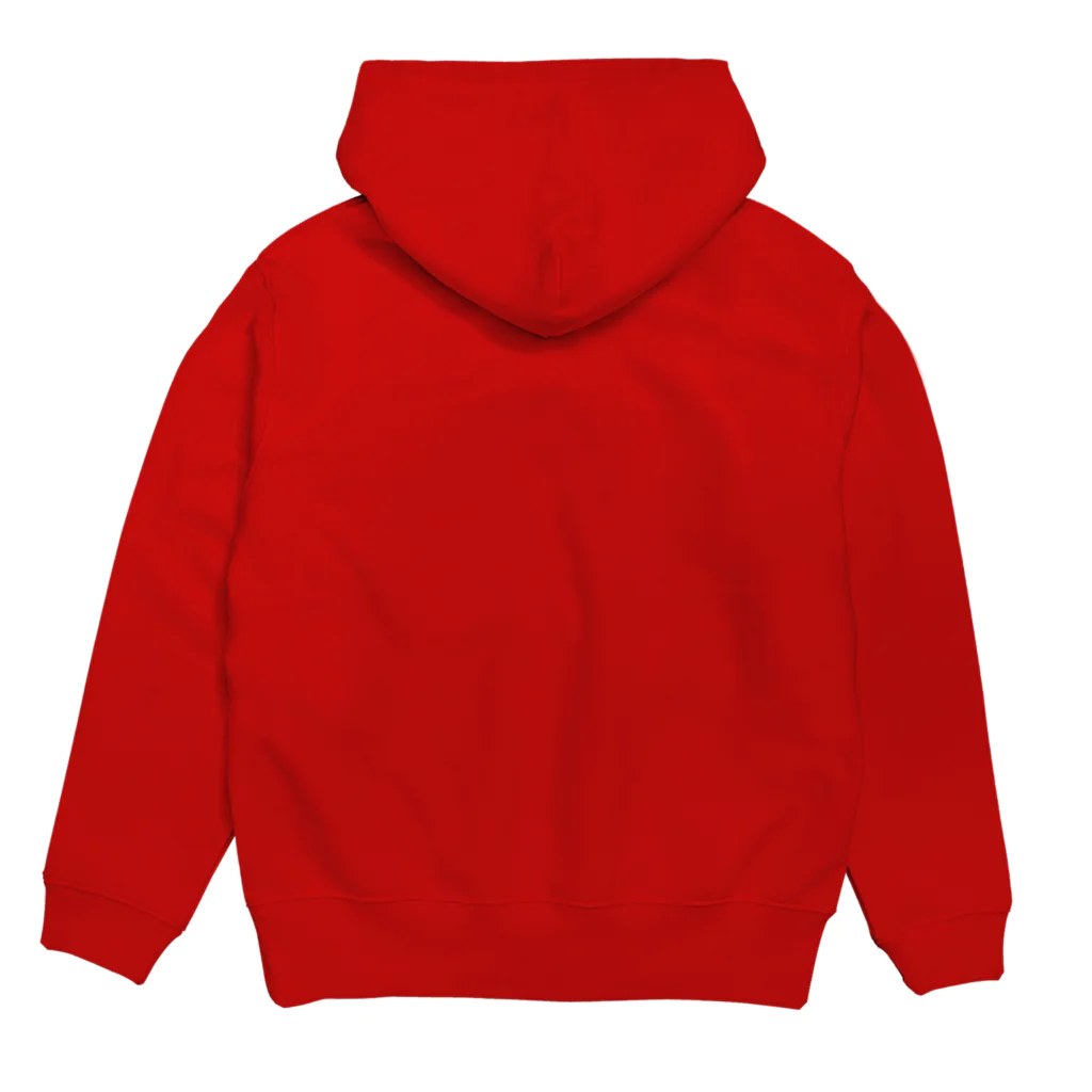 LONESOME TYPE ススのビション・フリーゼは今ここにいる（青色） Hoodie:back