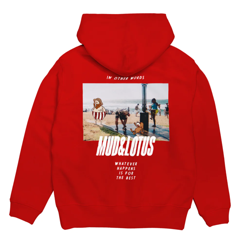 MUD AND LOTUSのBEACH-HOODIE  パーカーの裏面