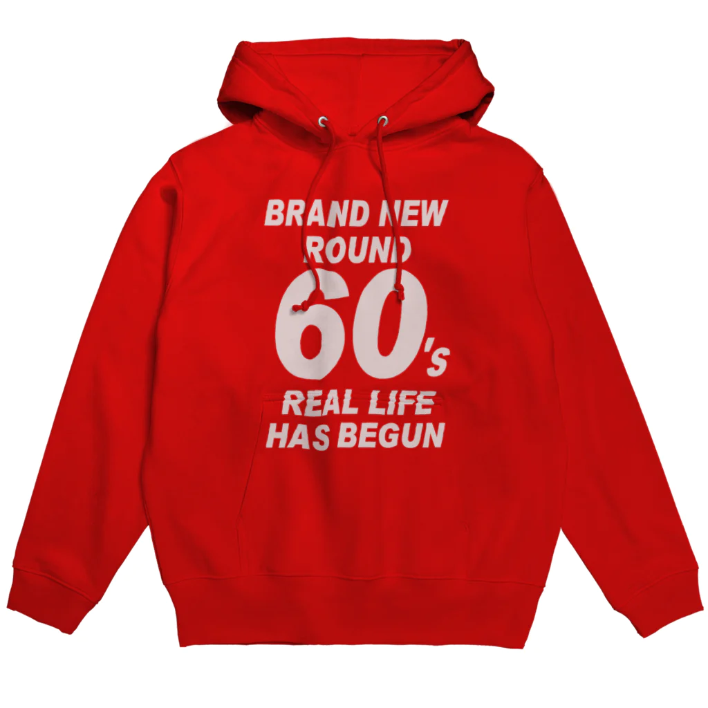 キッズモード某のROUND60 / 還暦＆アラ還を軽やかにすごすロゴ(濃色用) Hoodie