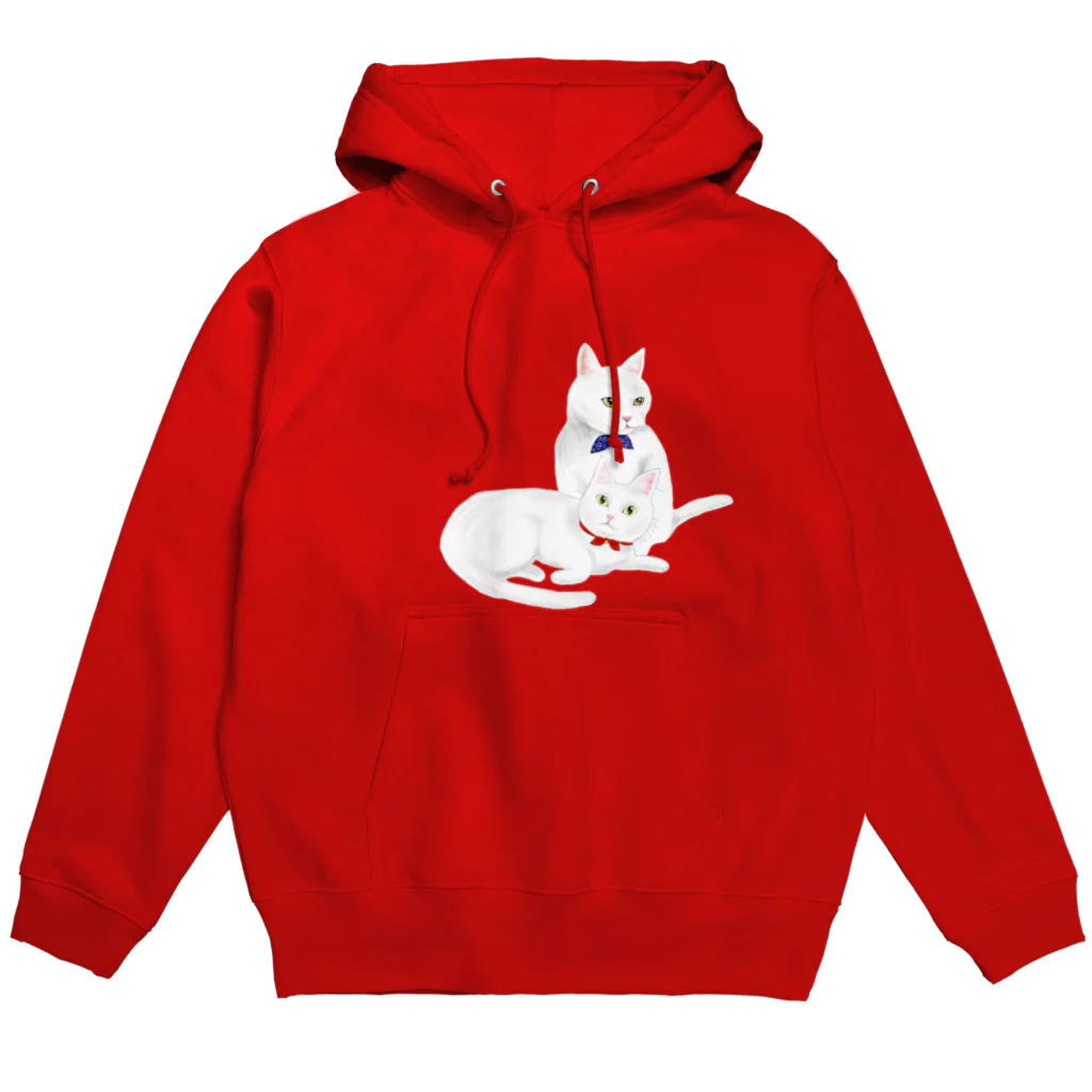 WataMayuroom☆のハク君とパールちゃん Hoodie